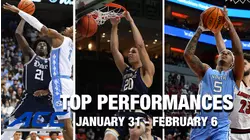 2021-22 ACC Basketball Top Performances (January 31st - February 5th)