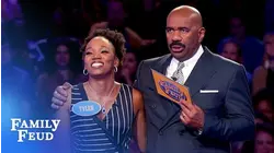 BEAUTY and BRAINS! Miss California's fantastic Fast Money! | Family Feud