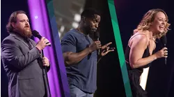 Arj Barker, K. Trevor Wilson, Jeff Ross, Godfrey and Sarah Tiana
