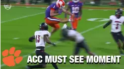 Shipley Hurdles Defender for Explosive Touchdown | ACC Must See Moment