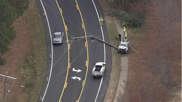 Thousands without power after truck slams into utility pole in Durham ...
