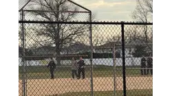 Witnesses describe heavy police presence, man taken into custody at Williston Park elementary school ball field