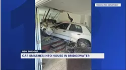 Car crashes through wall of Bridgewater Township home
