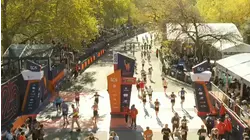 Finish line from 12pm through 1230pm