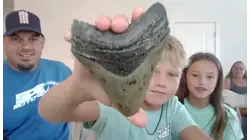 Family uncovers 3.5-million-year-old megalodon tooth while searching for shells at Jersey Shore