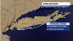 Wind Alert: Strong gusts overnight can cause damage into Thursday