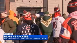 Chicago Bears fans make trip to Green Bay for Packers rivalry matchup