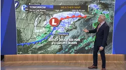 AccuWeather: Brief warmup with rain showers Wednesday