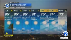 Latest weather with Dallas Raines