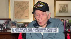 94-year-old war hero from Darien sends message of hope amid strikes in middle east