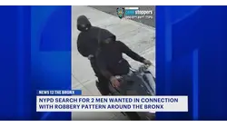 NYPD searches for 2 men in connection with 2 Bronx robberies