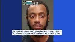 24-year-old accused of keeping teen hostage in his apartment for more than a day