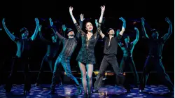 Backstage at 'Chicago' with Whitney Leavitt and Mark Ballas