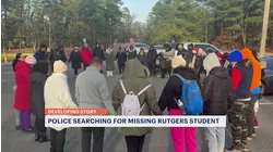 Vigil held in Jackson as family prays for missing Rutgers student