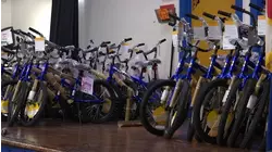 Fayetteville third graders surprised with bikes for the holidays