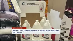 Brooklynites prepare for first snowstorm of the season