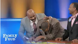 JOHNNY gets in THE RING with STEVE... | Family Feud