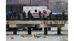 NYC helicopter that crashed and killed 6 last year shows signs of bird strike, NTSB says