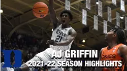 AJ Griffin Regular Season Highlights | Duke Guard