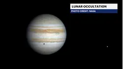 Watch as the moon makes Jupiter disappear in Tuesday's early morning sky