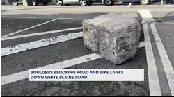Bronx residents finding ways to maneuver around giant, safety boulders along White Plains Road