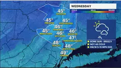 Cold morning ahead Wednesday in the Hudson Valley