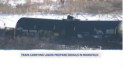 Officials: No injuries following train derailment in Mansfield