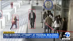 Man accused of yelling 'anti-ICE' comments, throwing 2 Molotov cocktails at DTLA federal building