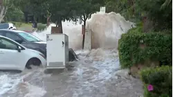 Water Main Break Floods Hollywood's Sunset Boulevard