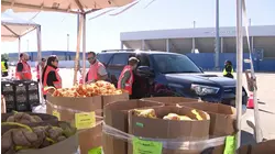 Massive Food Bank Opens at NFL Stadium for SNAP Recipients