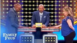 LOL! Drunk Santa stuffed this in his sack! | Family Feud