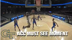 Georgia Tech's Jose Alvarado Finds Moses Wright For Alley-oop | ACC Must See Moment
