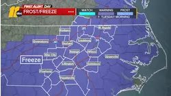 Evening weather forecast