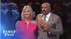Can Karen get 5 points on her final answer for $20k? | Family Feud