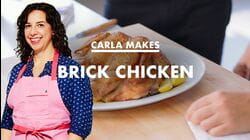 Carla Makes 30 Minute 'Brick' Chicken