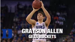 Duke's Grayson Allen Gets Buckets