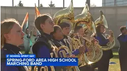 Spring-Ford Area High School students strike up the band