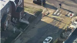 Water main break floods streets in Oxford Circle