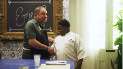 Emeril Cooks with CJ Calhoun, Dominique Taylor