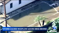 La Habra homeowners grapple with muddy mess left behind by storm