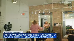 Ash & Willow offers free haircuts to adults with intellectual disabilities