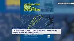 New Rochelle begins threenight snow removal operation downtown tonight