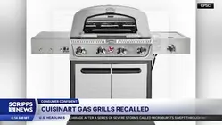 Cuisinart gas grill recalled due to potential shattering glass during use