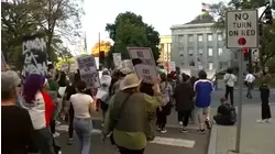 Hundreds protest Charlotte DHS enforcement at State Capitol in Raleigh