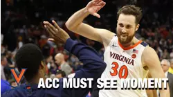 UVA 7-Footer Jay Huff Drills 4 First-Half Three-Pointers
