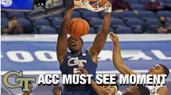 Georgia Tech's Moses Wright Sets The Tone | ACC Must See Moment 