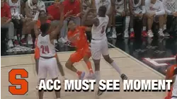 Syracuse Freshman Somehow Gets One To Drop | ACC Must See Moment