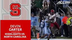 NC State WR Devin Carter Lights Up The Tar Heels