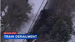 Freight train derails on South Side