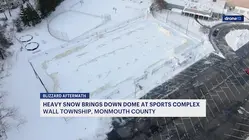 Up to 2 feet of snow brings down inflatable dome at GoodSports in Wall Township